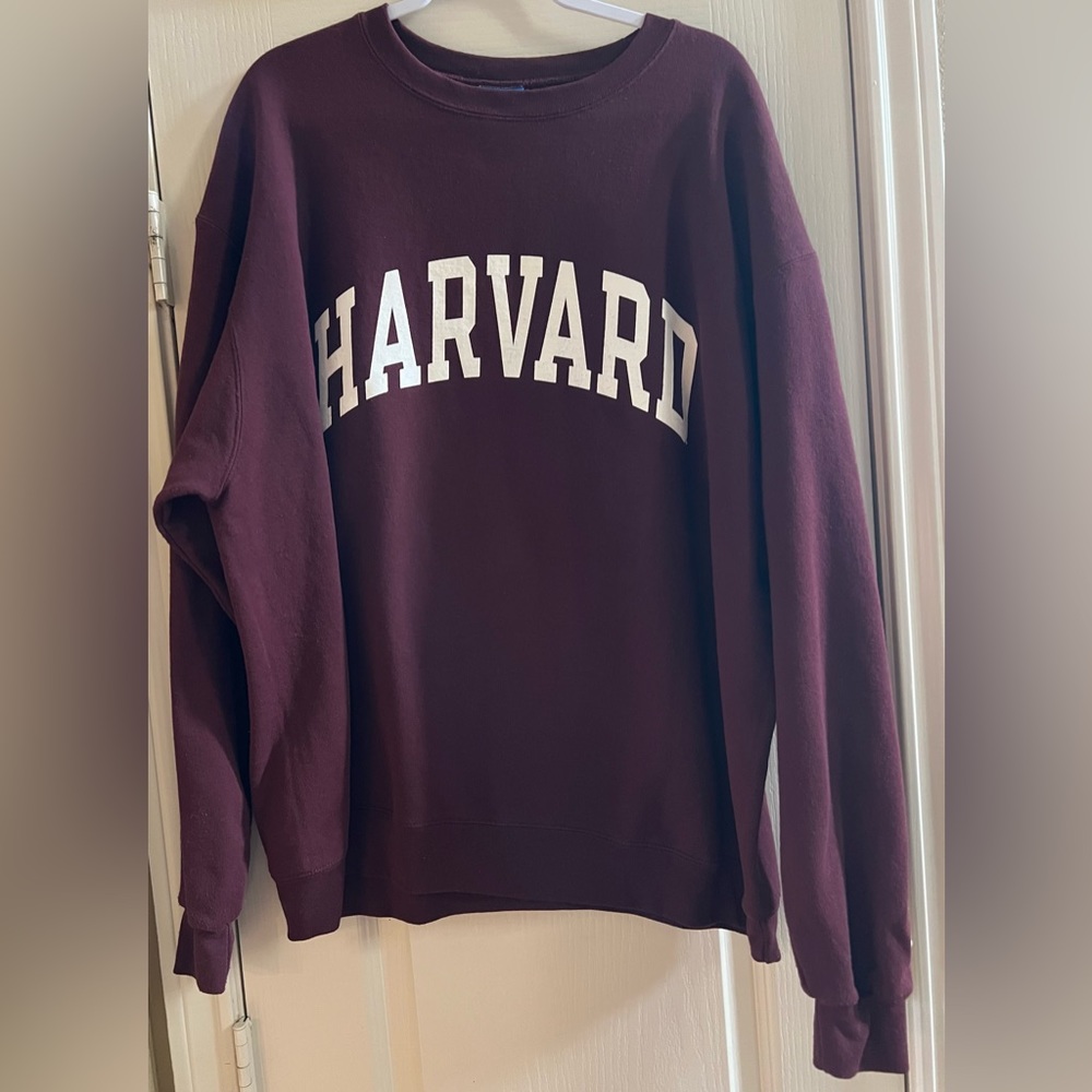 Harvard XXL maroon fleece lined sweatshirt